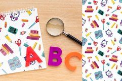 Back to school digital paper /seamless patterns Product Image 3