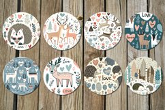 Valentine animals | scandi Car coaster &amp; key chain design Product Image 3