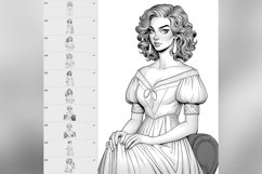 50 Procreate Baroque Fashion Style Stamp Brushes Product Image 6