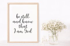 Psalm 46:10, Be still and know, Christian poster Product Image 2