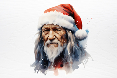 Watercolor Christmas blue Clipart PNG Product Image 3