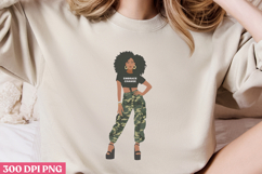 Empowering Black Girl Clipart PNG Product Image 3