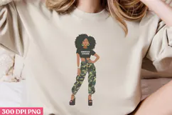 Empowering Black Girl Clipart PNG Product Image 3
