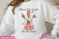 Bless the Lord, Oh my soul PNG, Christian Sublimation PNG Product Image 1