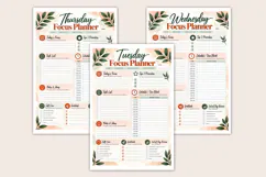 Weekly Focus & Reset Planner Product Image 3