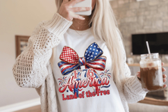 1776 America Land Of The Free PNG T-Shirt|4th of July PNG Product Image 2