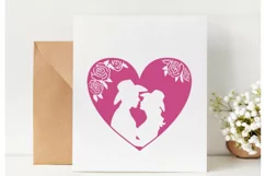 Cowboy Valentine Day Svg cut file svg, country wedding svg Product Image 5