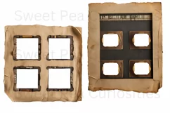 Photo, Scrap, Grunge, Ephemera, Shabby Chic , PNG, Clipart Product Image 3