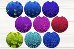 Glitter Animal print | Car coaster &amp; key chain design bundle Product Image 3
