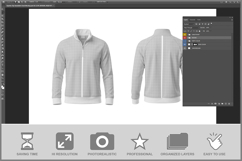 Quarter Zip Sweatshirt Dark Product Image 2