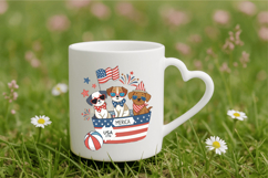 4th of july Labrador Patriotic Day PNG Sublimation Design Product Image 3