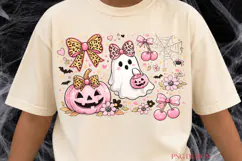 pink halloween,coquette bow png,ghost png,pumpkin png Product Image 3