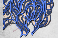 Multilayer Horse Laser Cut 3D File Mandala SVG Decorative DX Product Image 3