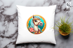 Floral Horse Clipart Sublimation PNG Product Image 3