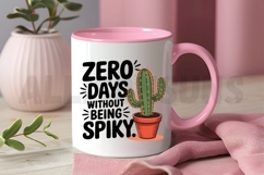Humorous Potted Cactus Graphic Featuring Bold Typography Product Image 3