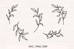 Leaves and Twigs SVG Bundle - 10 Designs Product Image 3