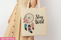 Stay Wild PNG, Dreamcatcher Sublimation PNG Product Image 3