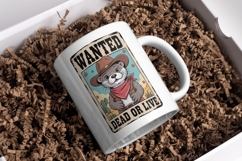 Wild West Whiskers Wanted Animal Poster PNG Pack Product Image 3