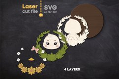 Duck SVG laser cut file for Glowforge Product Image 3