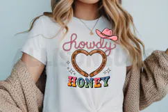 Howdy Honey PNG, Valentine’s day Sublimation PNG Product Image 3