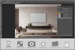Television Living Room Wall Product Image 2