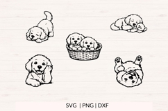 Golden Retriever Puppies SVG Bundle Product Image 3