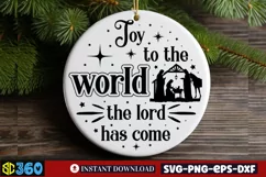 Joy to the world the lord has come SVG, Christmas SVG Product Image 3