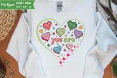Self Love Valentine PNG Heart Christian | Valentine Quote Product Image 4