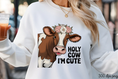 Holy Cow I&#039;m Cute PNG Product Image 1