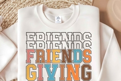Friendsgiving 2025 SVG | Thanksgiving Friends Shirt Product Image 3