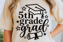 5th Grade Grad Svg, Middle School Svg, Graduation Svg. Product Image 4
