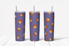 Halloween party gnomes Skinny tumbler wrap design Product Image 4
