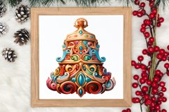 Beautiful Christmas Gingerbread Clipart, Christmas PNG Product Image 3