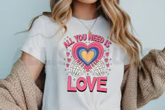 All You Need Is Love Sublimation PNG, Valentine PNG Product Image 3