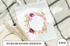 Watercolor Autumn Pumpkins frame png Product Image 3