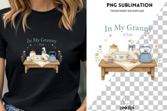 In My Granny Era PNG | Cottagecore Goose Kitchen Design Product Image 3
