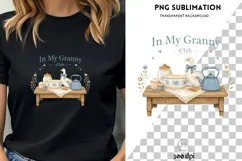 In My Granny Era PNG | Cottagecore Goose Kitchen Design Product Image 3