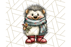 Christmas Animal Clipart, Festive Animals in Holiday Outfits Product Image 3