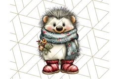 Christmas Animal Clipart, Festive Animals in Holiday Outfits Product Image 3
