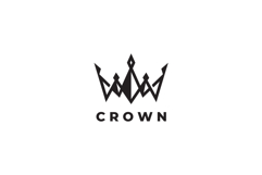 Abstract Crown Logo Design Vector Template Product Image 3