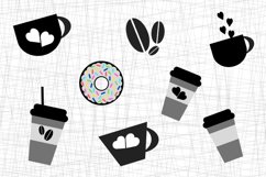 brown and black coffee clipart Product Image 3