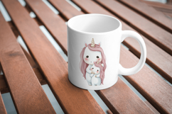 Quirky Unicorn Mom &amp; Baby Clipart PNG | 14 Unique Designs Product Image 3