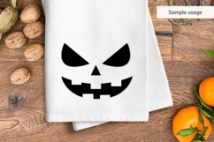 Creepy Laughing Jack O Lantern Face SVG Product Image 3