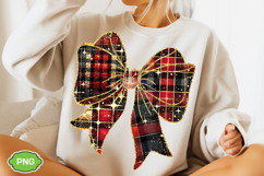 Christmas Sublimation Bundle, Coquette Christmas Bow PNG Product Image 2