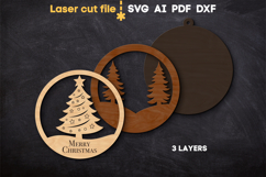 Christmas Tree Toy SVG laser cut file for Glowforge Product Image 3