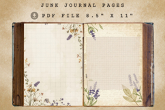Shabby Chic Vintage Floral Junk Journal PRINTABLE KIT Product Image 3