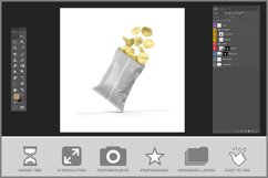 Packaging with Potato Chips Mockup Product Image 3
