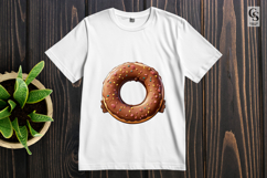 Cute Donut Wreath Dessert Ring Sublimation PNG Product Image 2