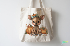 Cute Halloween Fall Animal Sublimation Clipart Product Image 2