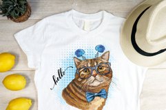 Funny Tabby Cat illustration Product Image 6